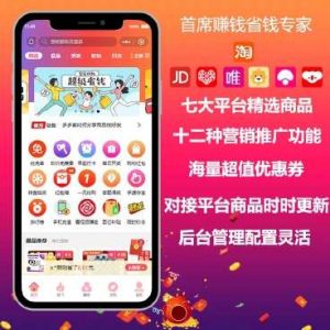 首席赚钱省钱专家多开版小程序源码v1.9.63+前端-暗冰资源网